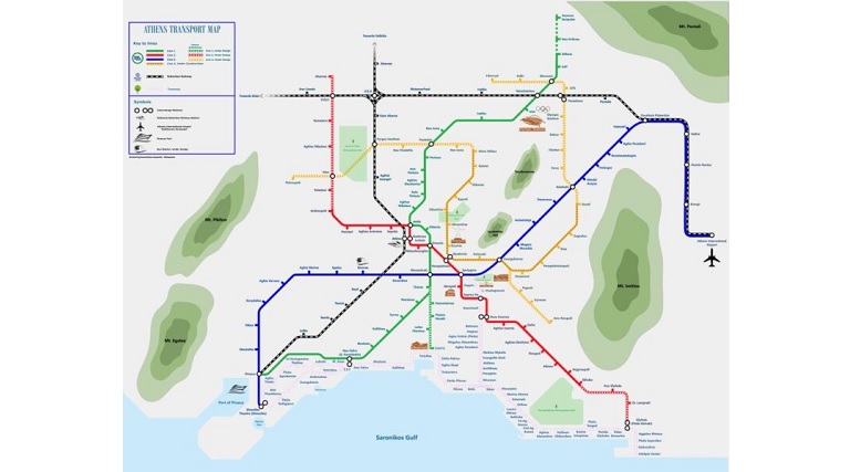 Athens Metro: ambitious plans for 35 new stations in 9 line extensions
